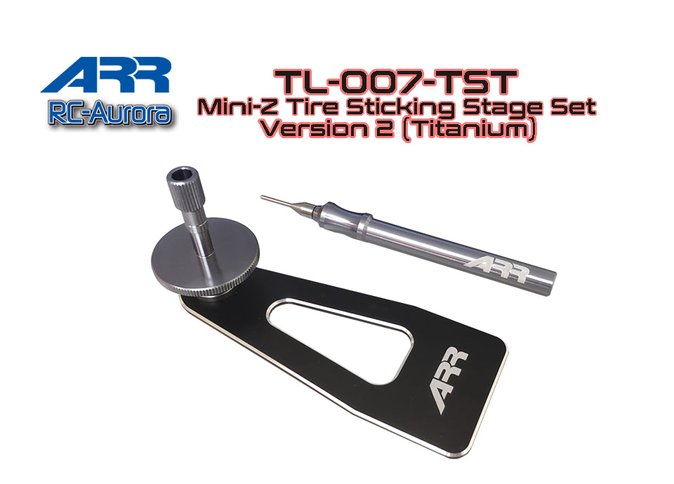 ARR - Mini-Z Tire Sticking Stage Set Version 2 (Color: Titanium)