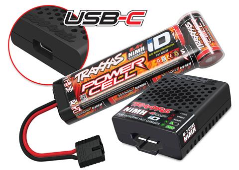 Traxxas - BIGFOOT No. 1 XL-5, Battery & USB-C Charger