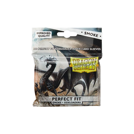 Arcane Tinmen - Dragon Shield - Smoke - Sideloading Perfect Fit Sleeves