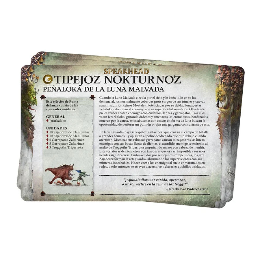 Games Workshop - Faction pack: Gloomspite gitz (Español)