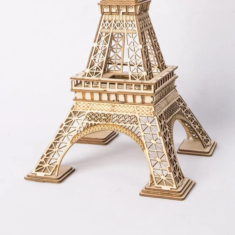 Robotime - Classic 3D Wood Puzzles; Eiffel Tower