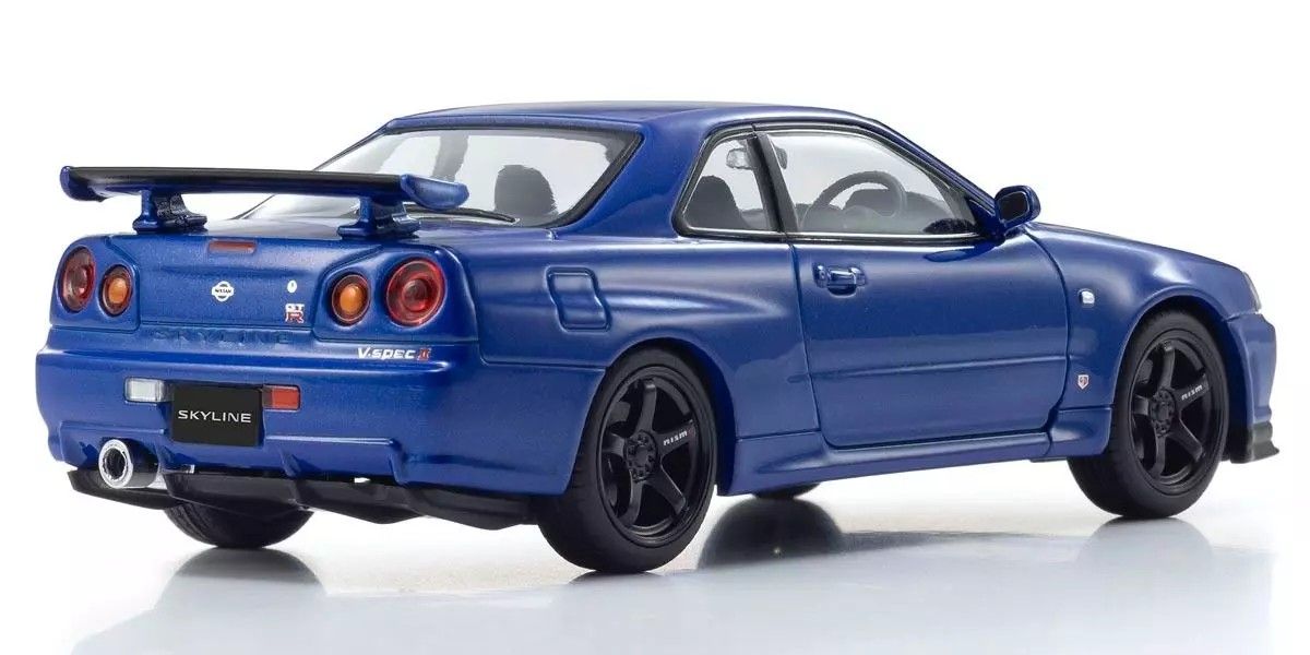 Kyosho - 1/43 NISSAN SKYLINE GT-R VSPEC2 (BLUE)