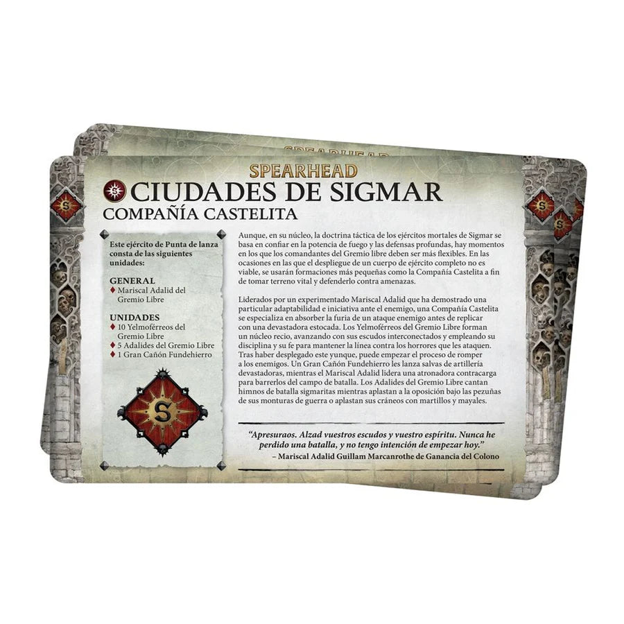 Games Workshop - Faction pack: Cities of Sigmar 2024 (Español)
