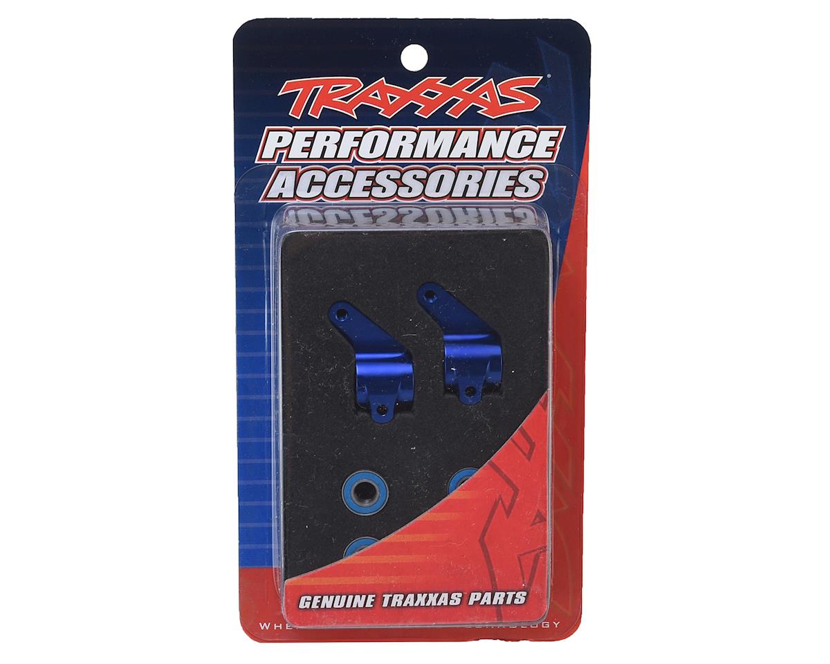 Traxxas - Aluminum Steering Blocks w/Ball Bearings (Blue) (2)