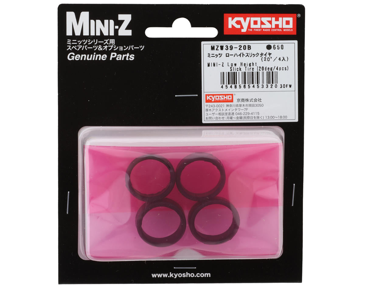 Kyosho - Mini-Z Low Height Slick Tires (4) (20 Deg)