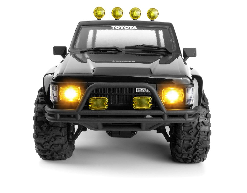 HPI Racing - Venture18 Flux 1985 Toyota Hilux SR5, Brushless, Black