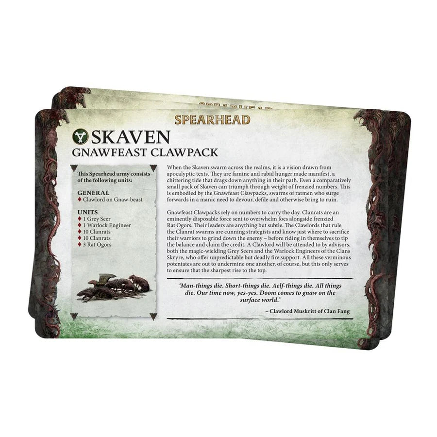 Games Workshop - Faction pack: Skaven 2024 (Inglés)