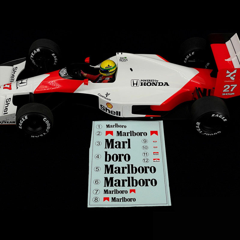 Minichamps - Ayrton Senna McLaren MP4/5B #27 Fórmula 1 Campeón del mundo 1990, escala 1:12