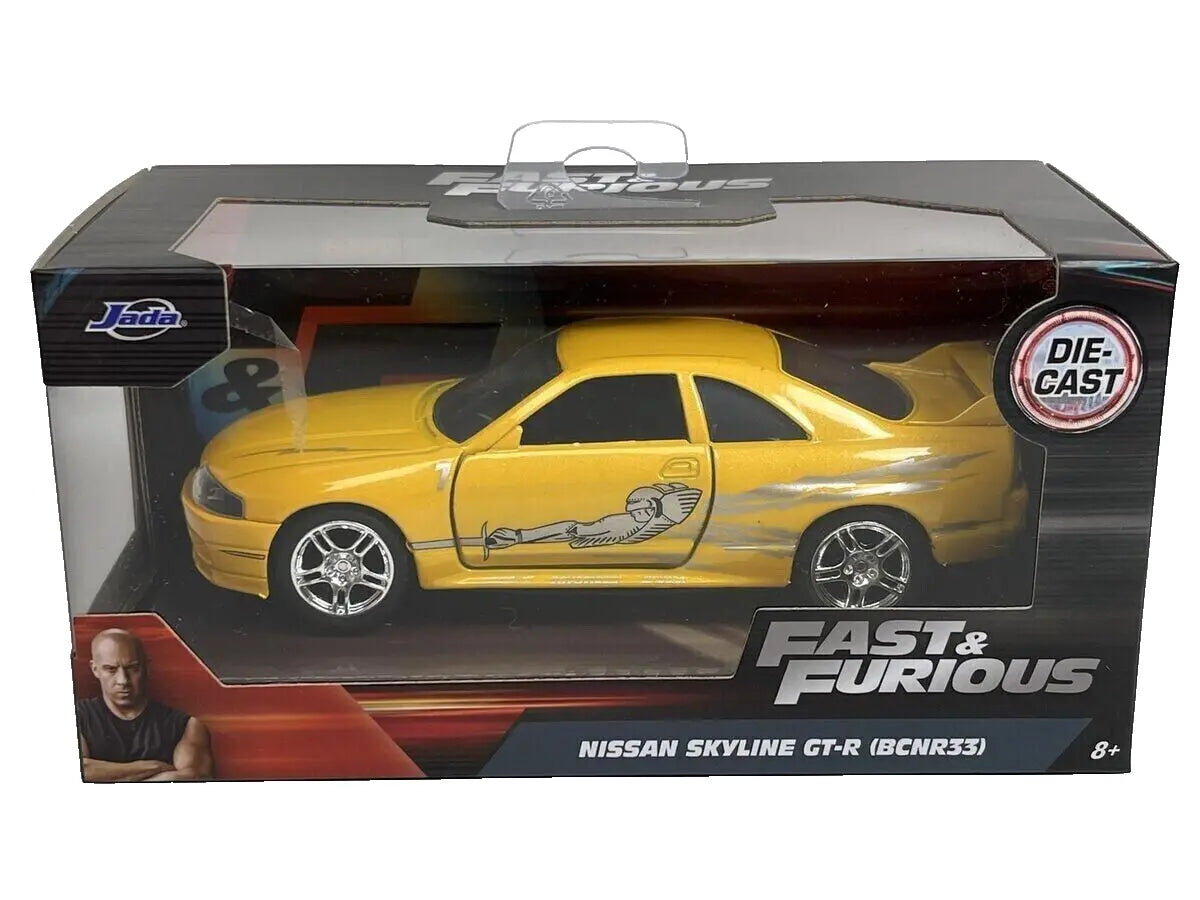 Jada Toys - Fast & Furious Nissan Skyline GT-R (BCNR33), escala 1:32