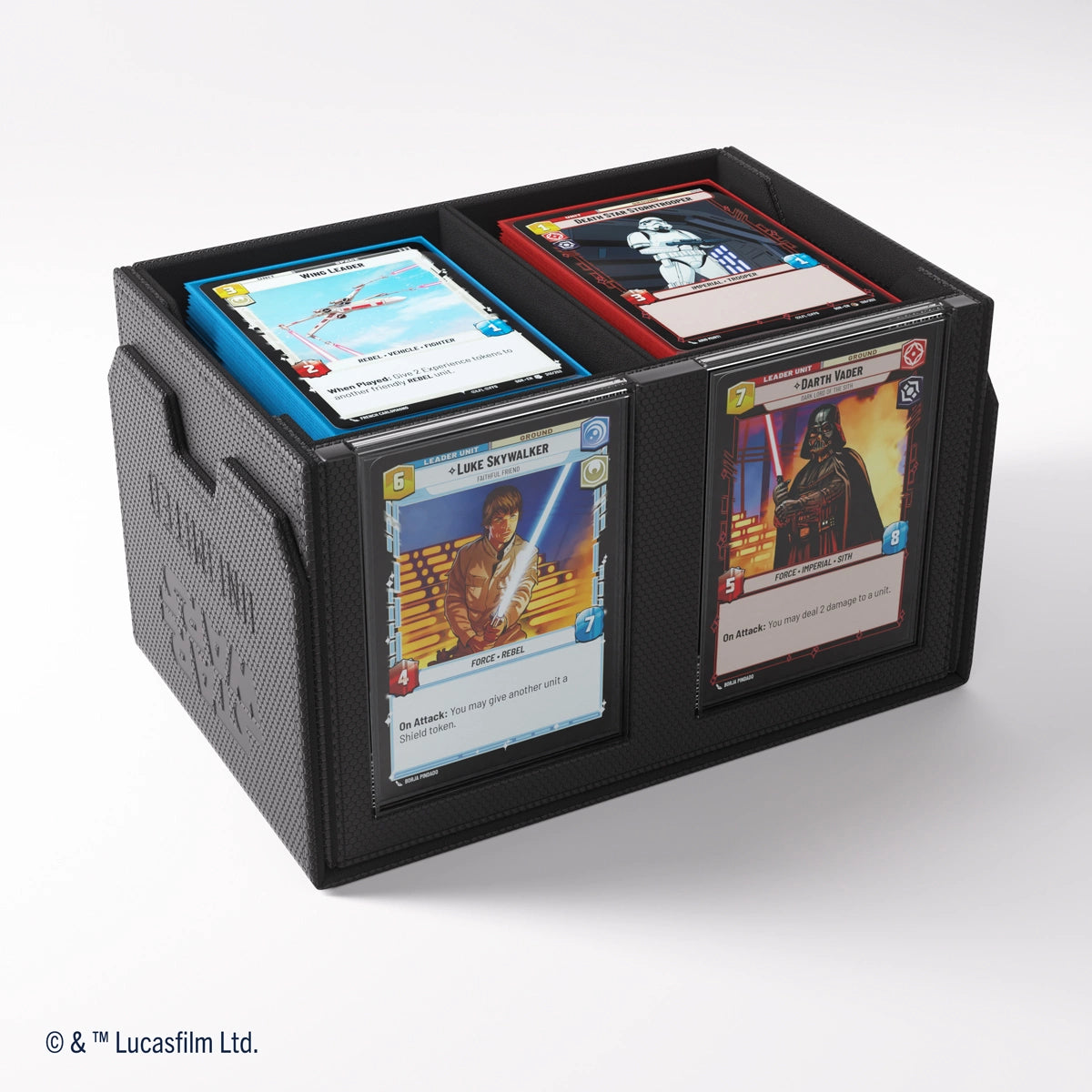Gamegenic - Star Wars: Unlimited - Double Deck Pod - Estuche para tarjetas - Negro