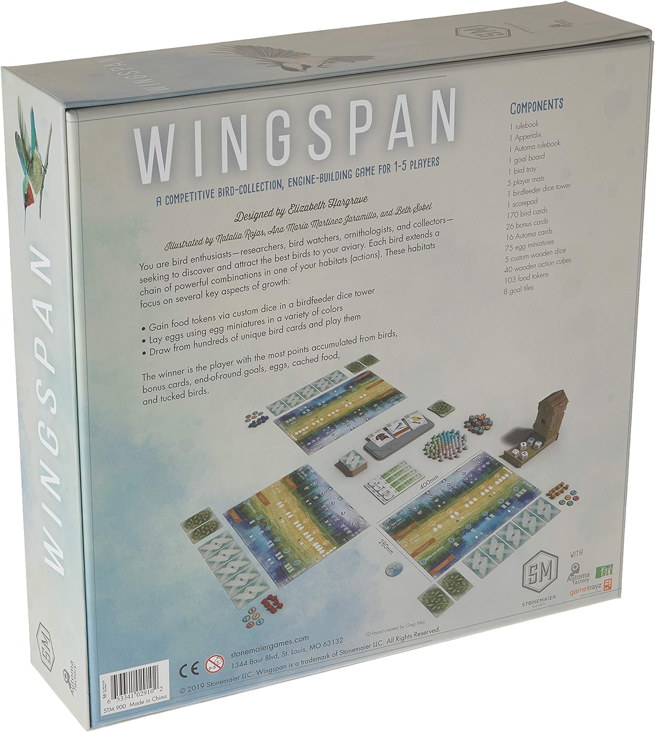 Stonemaier Games - Wingspan - Inglés