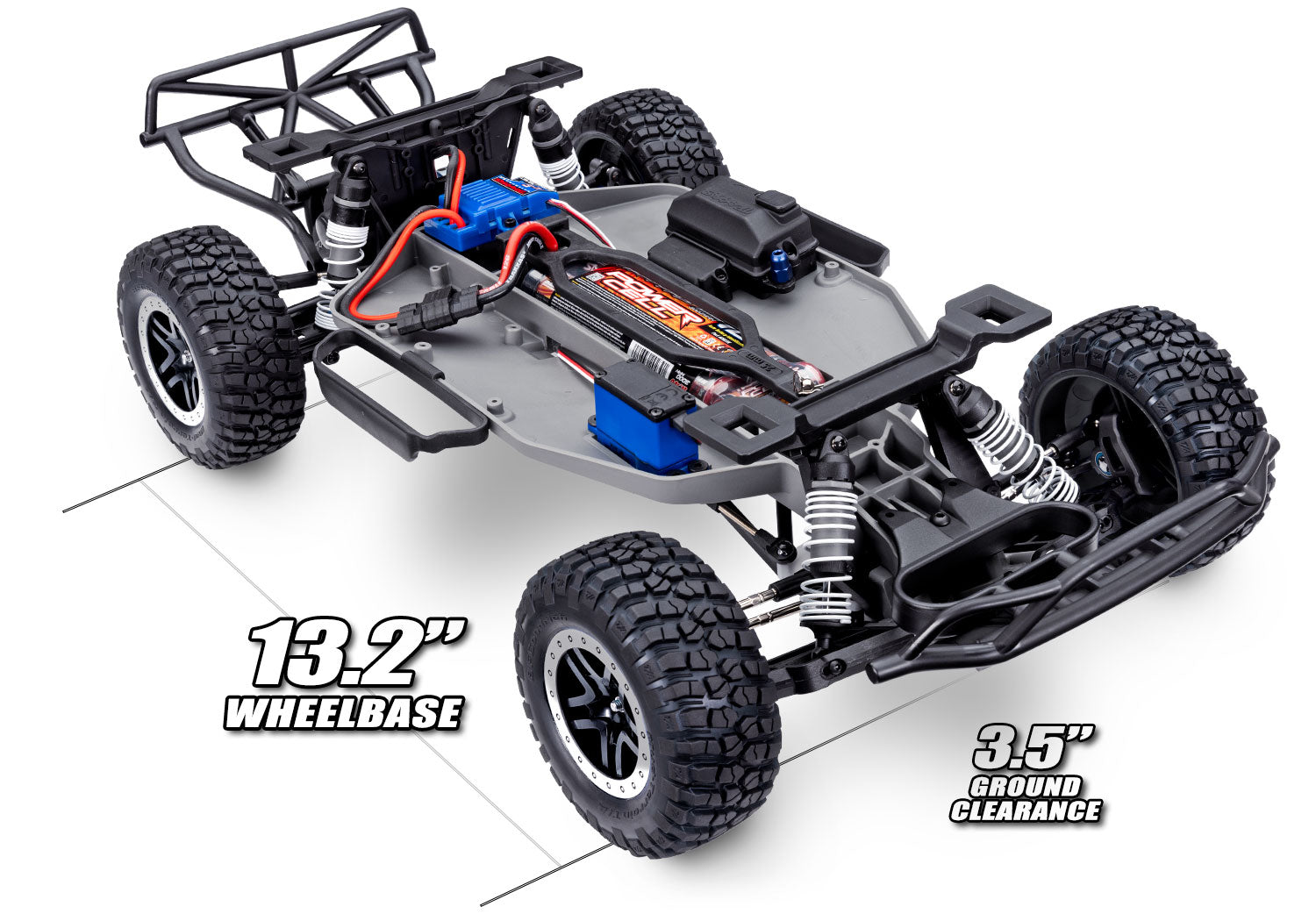 Traxxas - Slash 1/10 RTR 2WD Short Course Truck w/XL-5 ESC, TQ 2.4GHz Radio, Battery & USB-C Charger, Azul