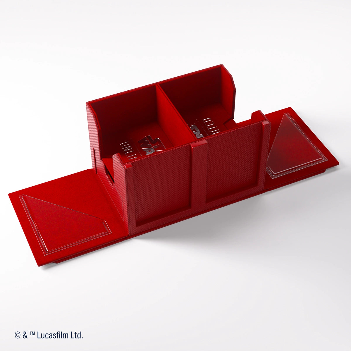 Gamegenic - Star Wars: Unlimited - Double Deck Pod - Estuche para tarjetas - Rojo