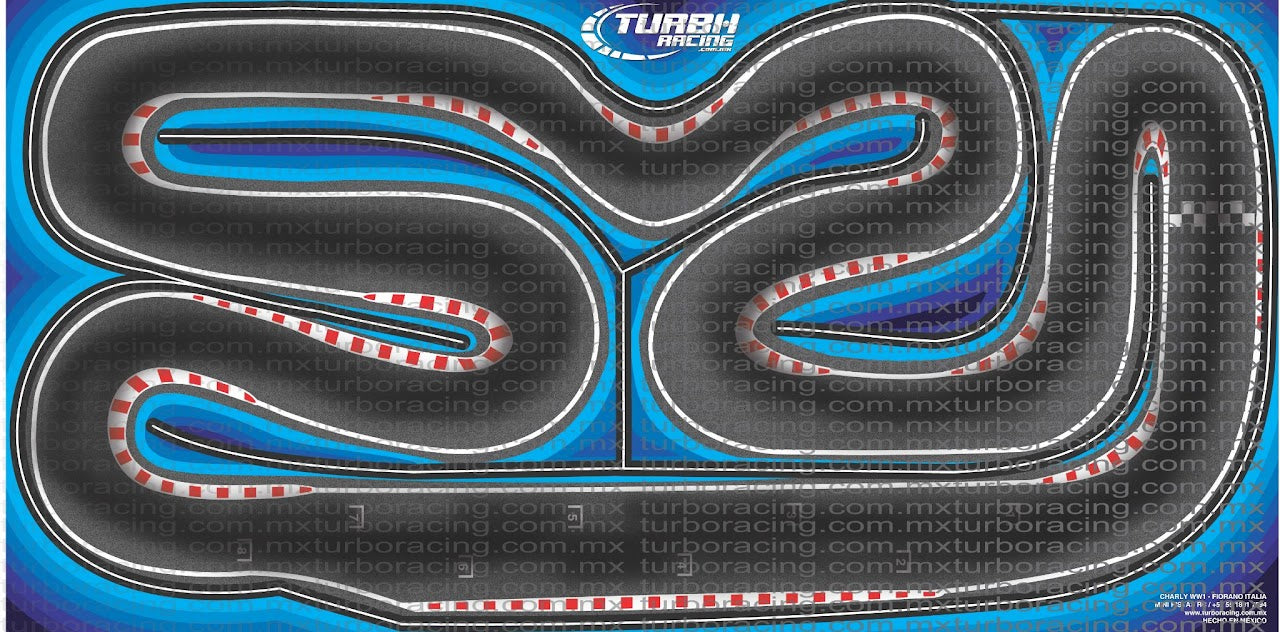 Turbo Racing - Pista Rigida Plegable Fiorano