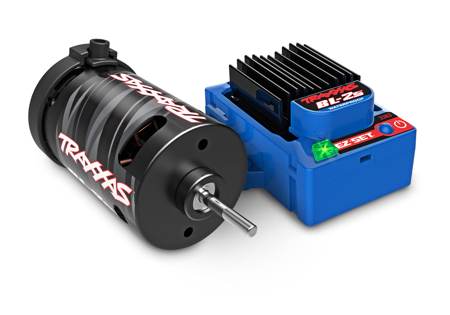 Traxxas - Rustler 1/10 4X4 Brushless RTR Stadium Truck w/BL-2S ESC, TQ 2.4GHz Radio, Roja