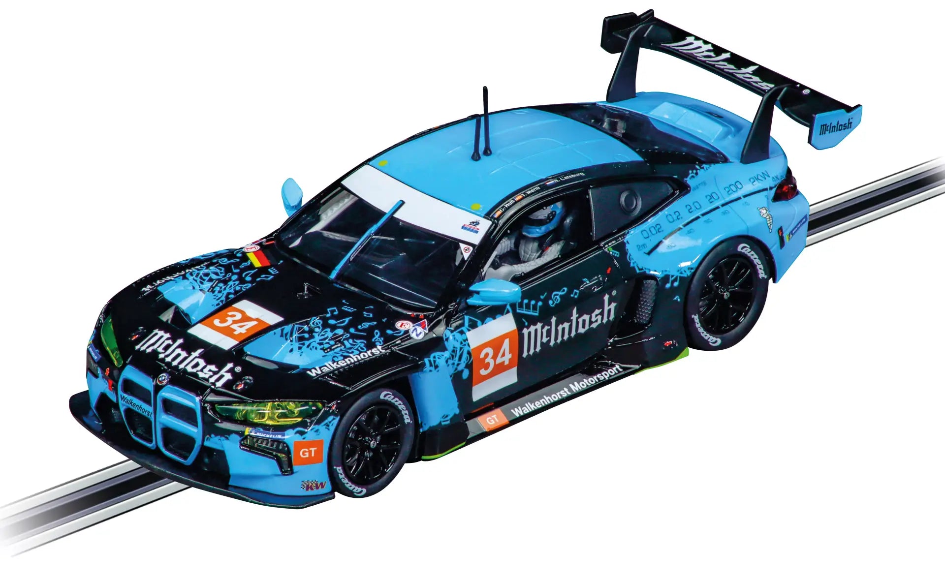 Carrera - "BMW M4 GT3 "Walkenhorst Motorsport, No.34" Analogo, Escala 1/32