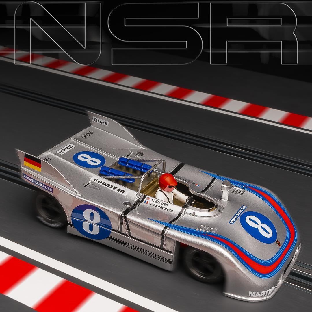 NSR - Porsche 908/3 - Martini #8 - Larrousse / Elford - '71 Targa Florio - Análogo, escala 1/32