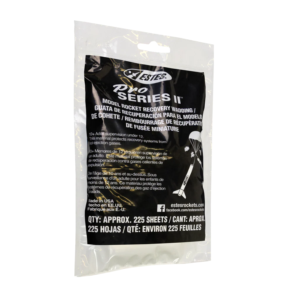 Estes - Pro Series II Recovery Wadding, for Model Rockets