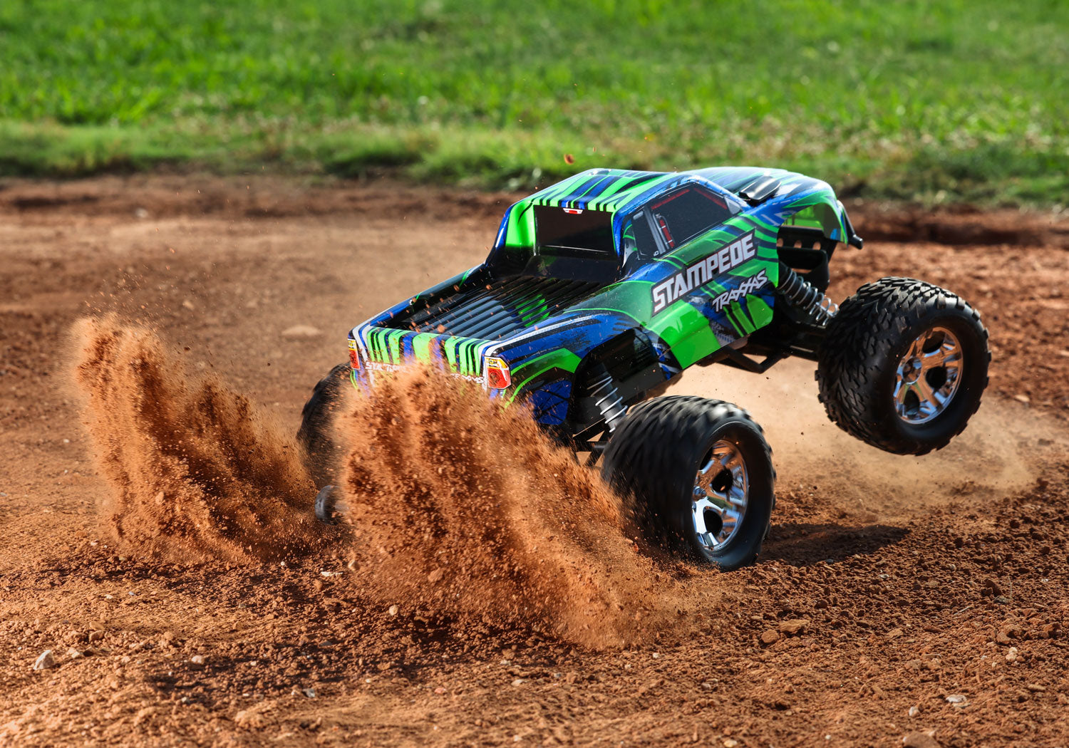 Traxxas - Stampede HD 1/10 RTR 2WD Electric Monster Truck w/XL-5 ESC, TQ 2.4GHz Radio, Battery & USB-C Charger, Verde