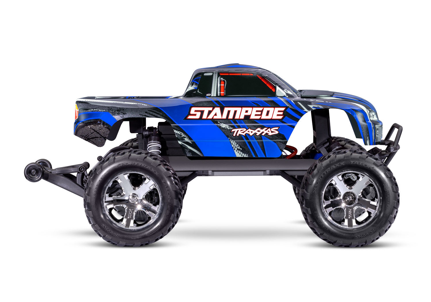 Traxxas - Stampede HD 1/10 RTR 2WD Electric Monster Truck w/XL-5 ESC, TQ 2.4GHz Radio, Battery & USB-C Charger, Azul