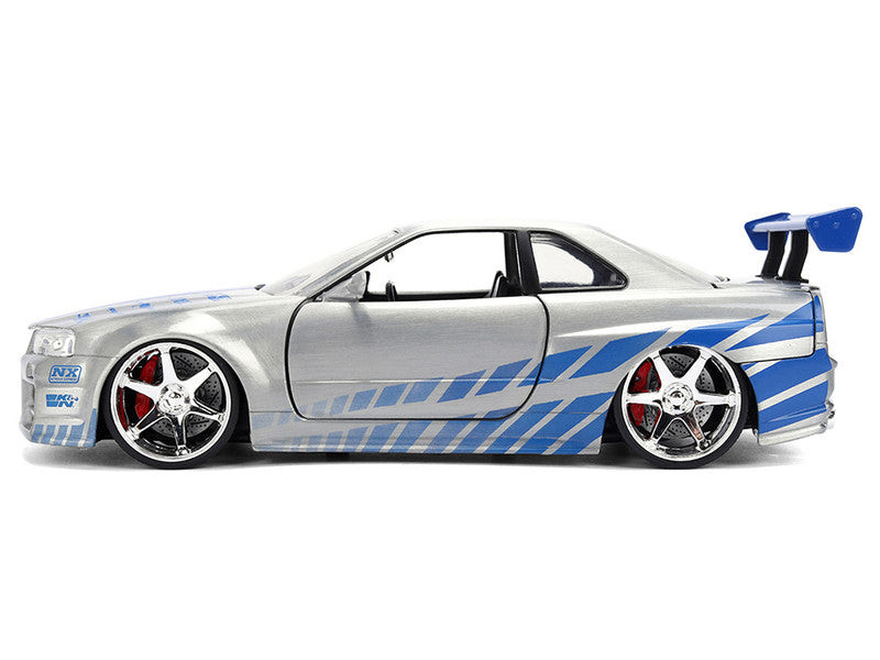 Jada Toys - Fast & Furious BRIAN's Nissan Skyline GT-R - Color Brush, escala 1:24