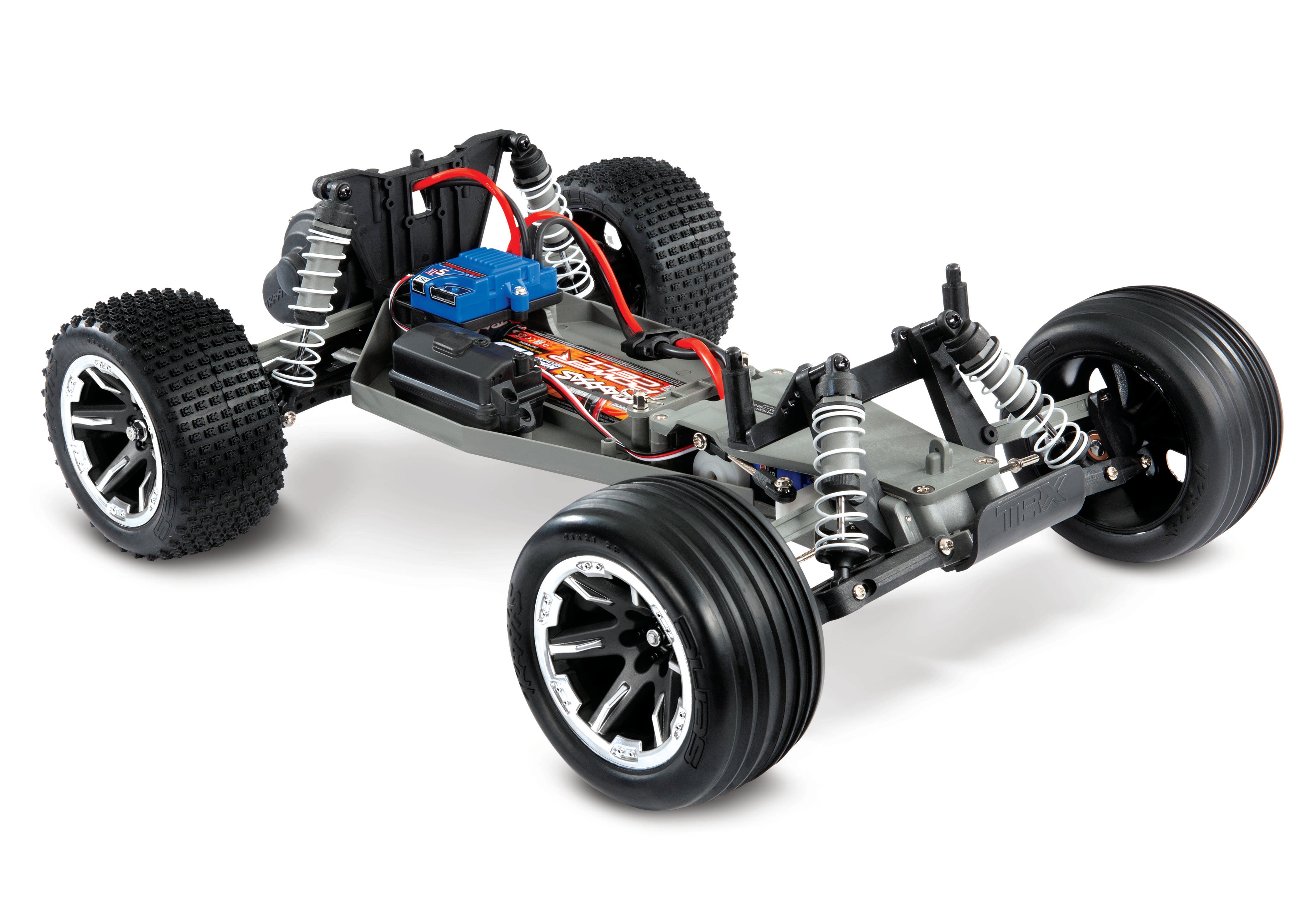 Traxxas - Rustler 1/10 Scale Stadium Truck with TQ™ 2.4 GHz radio system, Negra