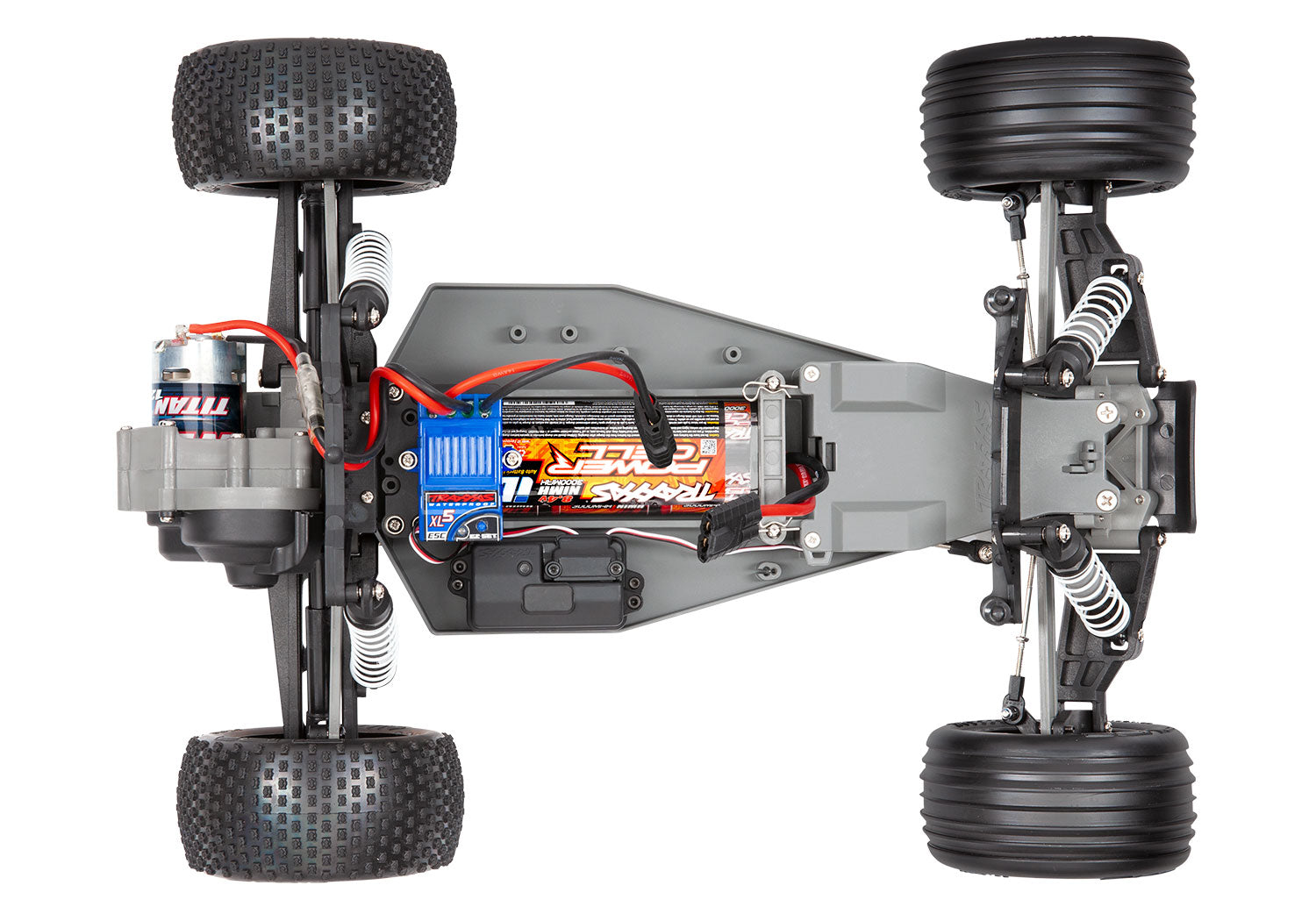 Traxxas - Rustler 1/10 Scale Stadium Truck with TQ™ 2.4 GHz radio system, Negra