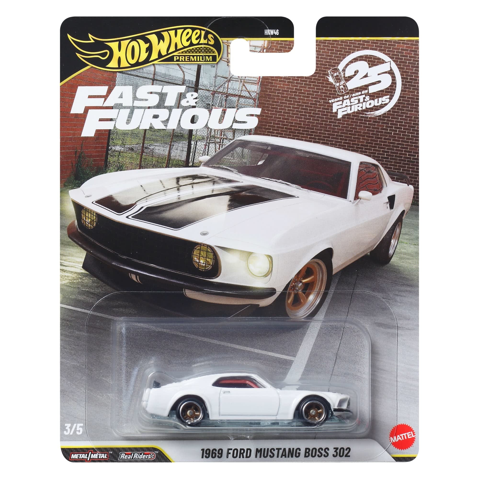 Mattel - Hot Wheels Premium Fast & Furious - 1969 Ford Mustang Boss 302 3/5