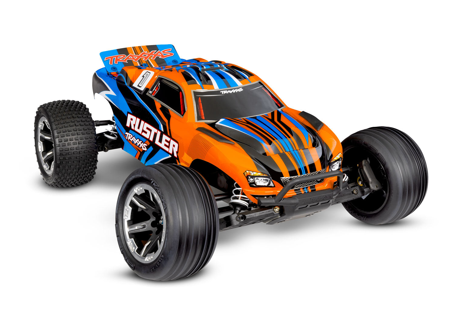 Traxxas - Rustler 2WD XL-5 w/Battery, Naranja