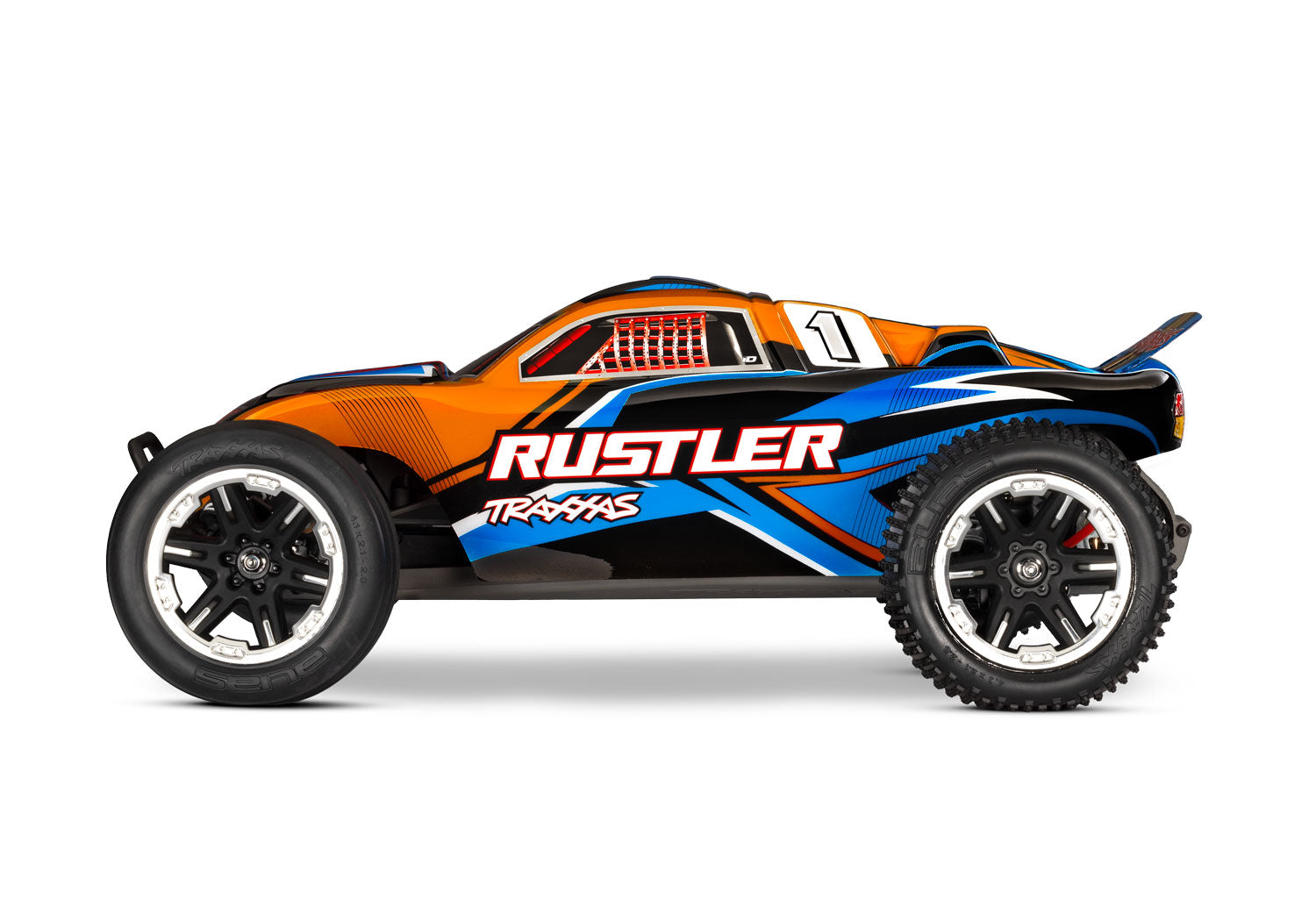 Traxxas - Rustler 2WD XL-5 w/Battery, Naranja