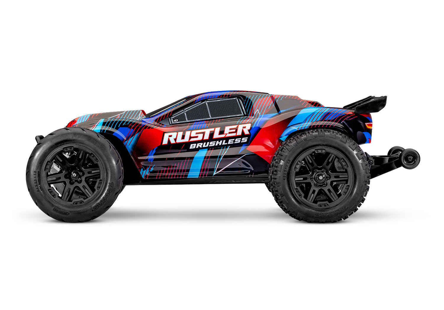Traxxas - Rustler 2WD Brushless (Roja)
