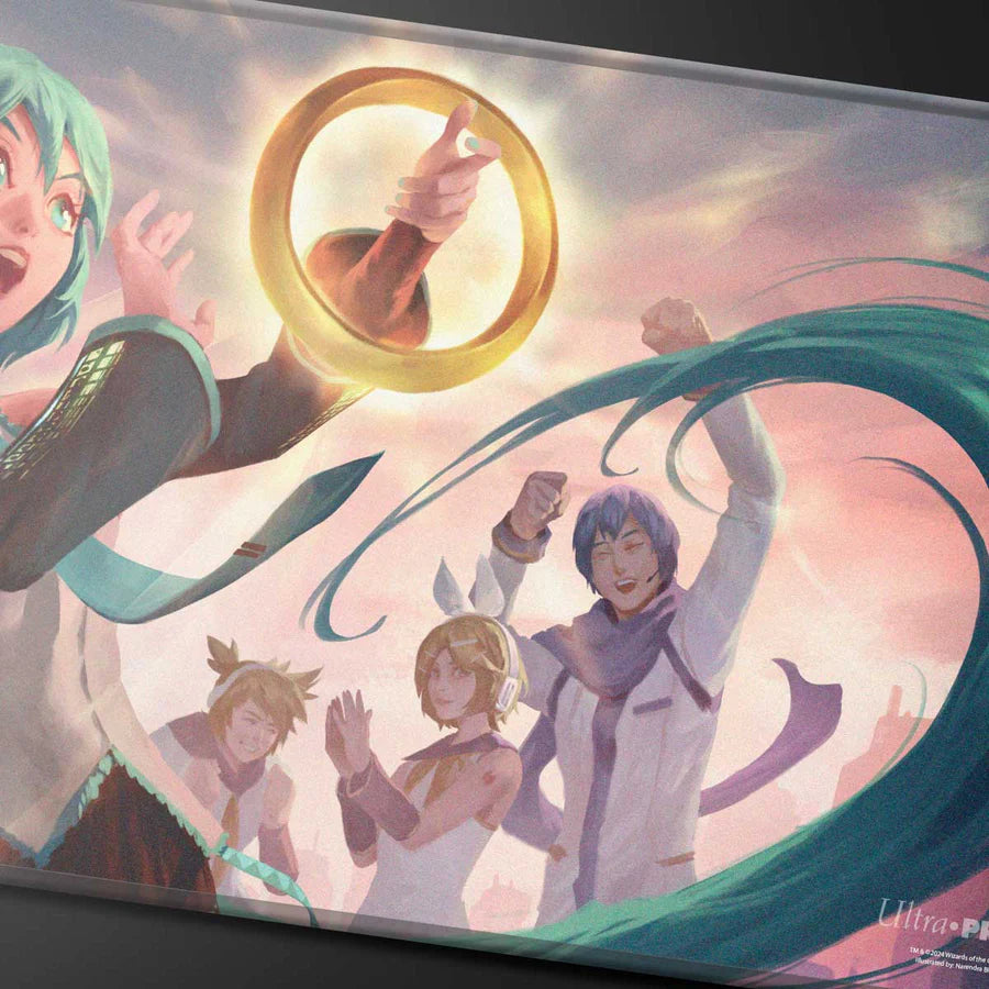 Ultra Pro: Hatsune Miku - Secret Lair - Stitched Edge Playmat for Magic: The Gathering - (Summer) Sol Ring