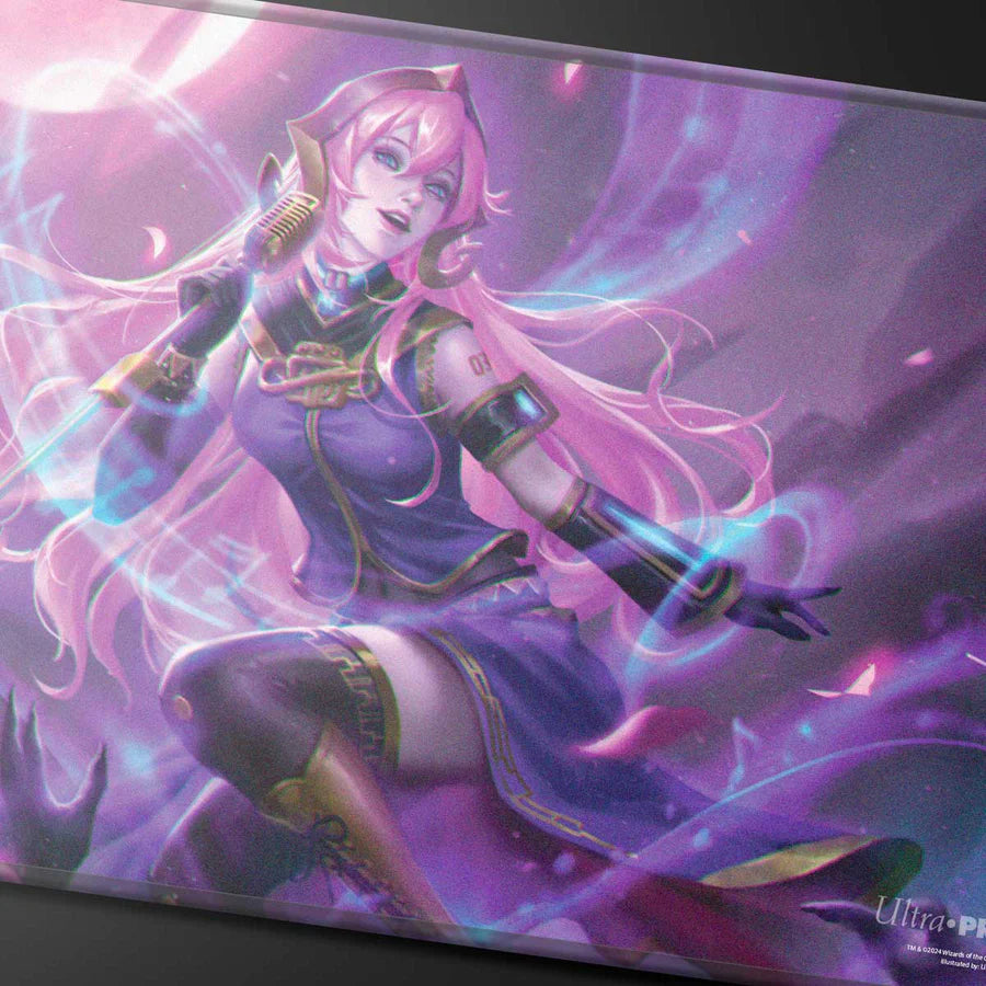 Hatsune Miku - Secret Lair - Stitched Edge Playmat for Magic: The Gathering - (Fall) Liliana of the Dark Realms