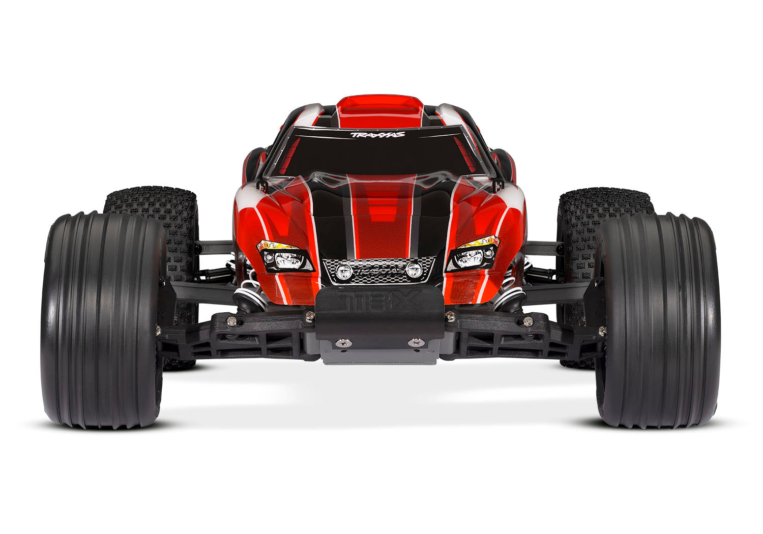 Traxxas - Rustler 1/10 Scale Stadium Truck with TQ™ 2.4 GHz radio system, Roja