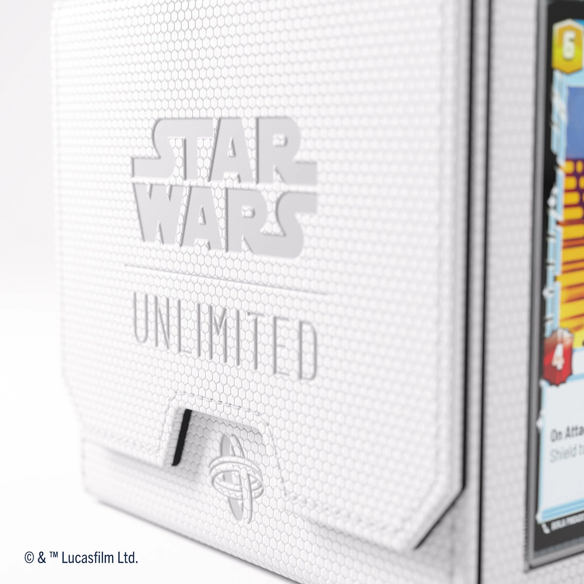 Gamegenic - Star Wars: Unlimited - Deck Pod - Estuche para tarjetas - Blanco