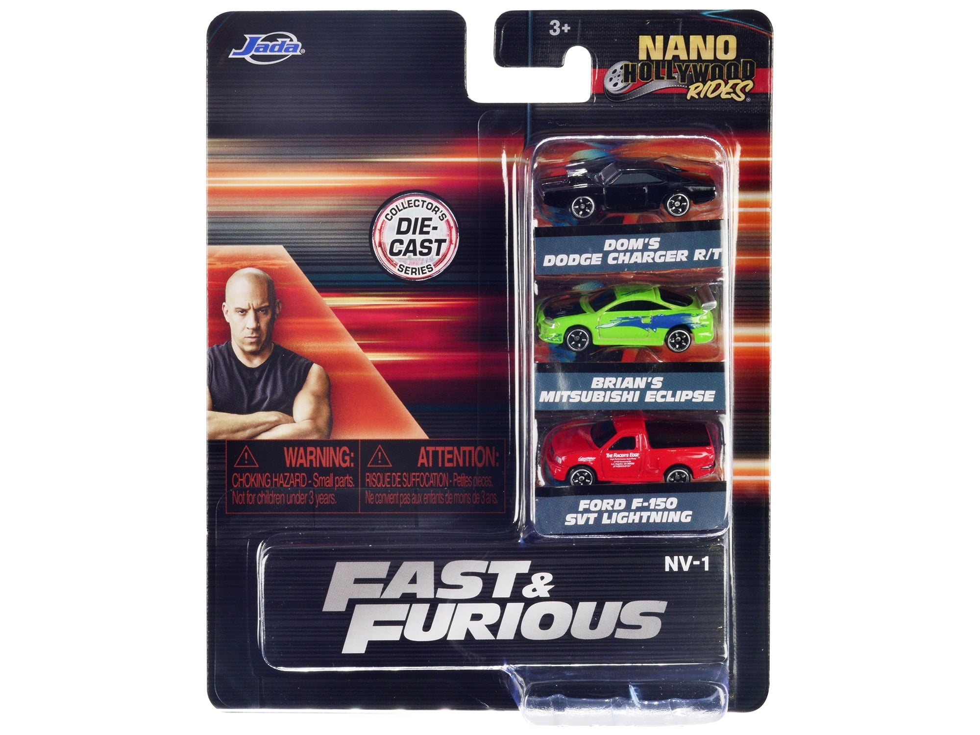 Jada Toys - Nano Hollywood Rides - Fast & Furious Series 1
