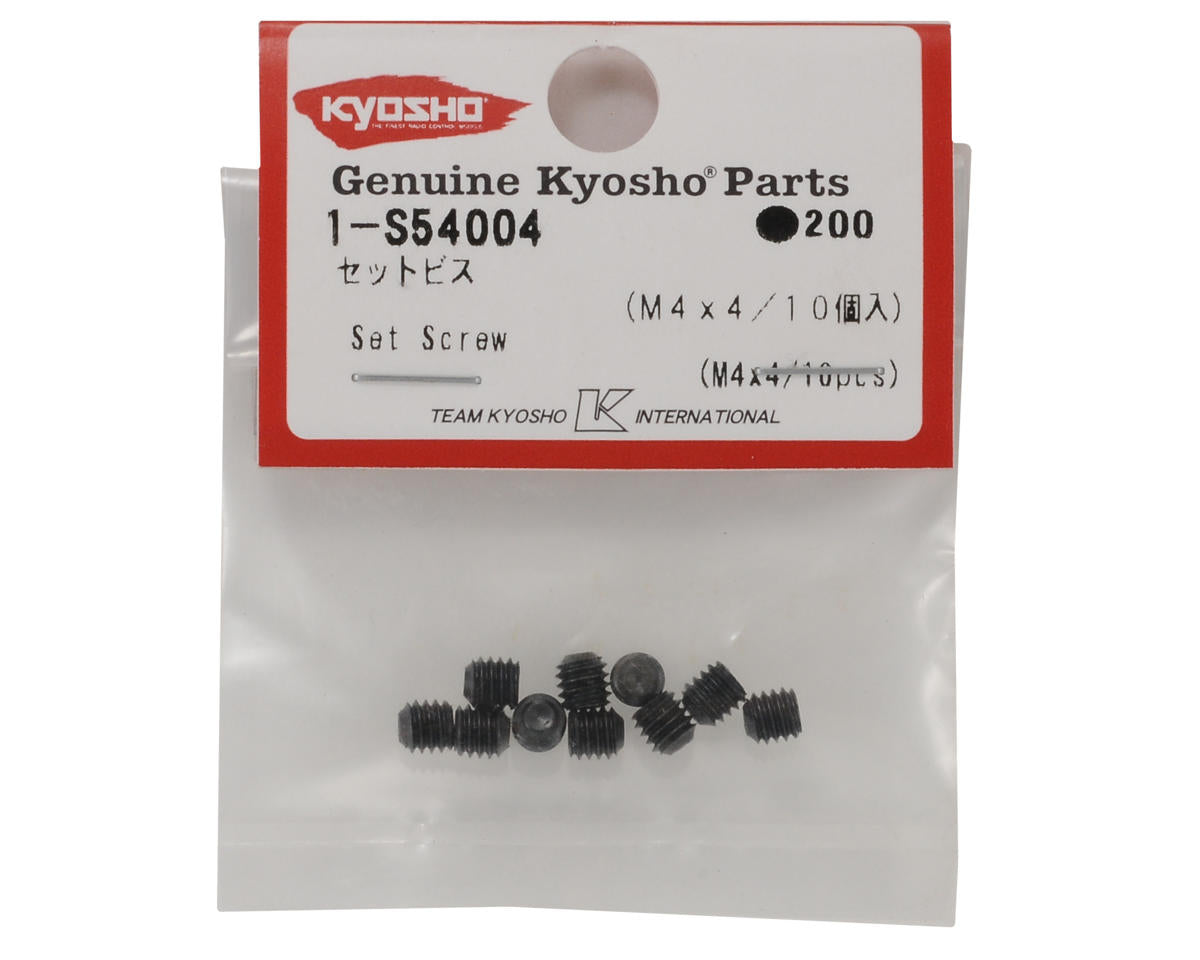 Kyosho - 4x4mm Set Screw (10)