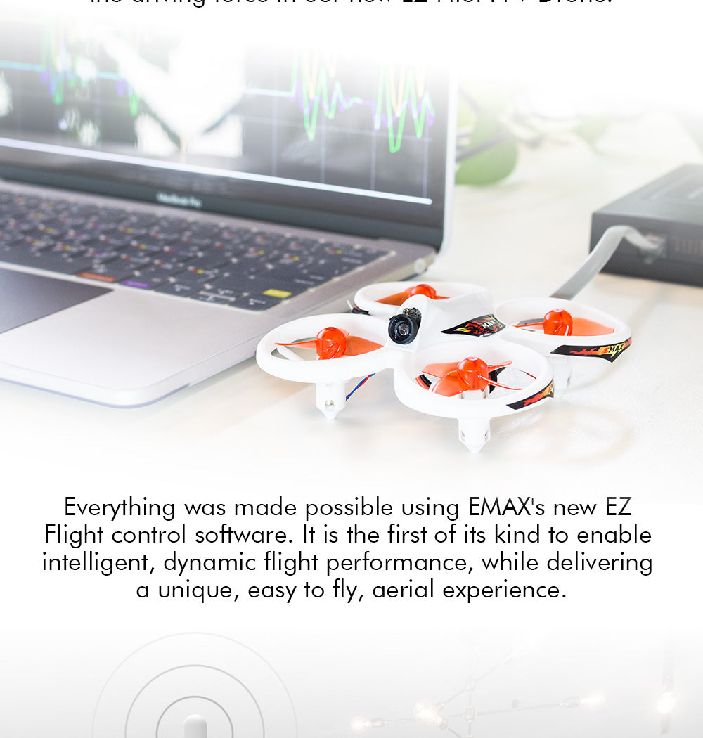 E Max - EZ Pilot Beginner Indoor Racing Drone - With Controller & Goggle RTF