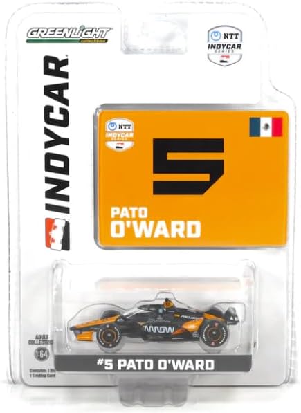 Greenlight - Dallara IndyCar #5 Pato O’Ward Arrow Arrow NTT IndyCar Series 2024, escala 1:64