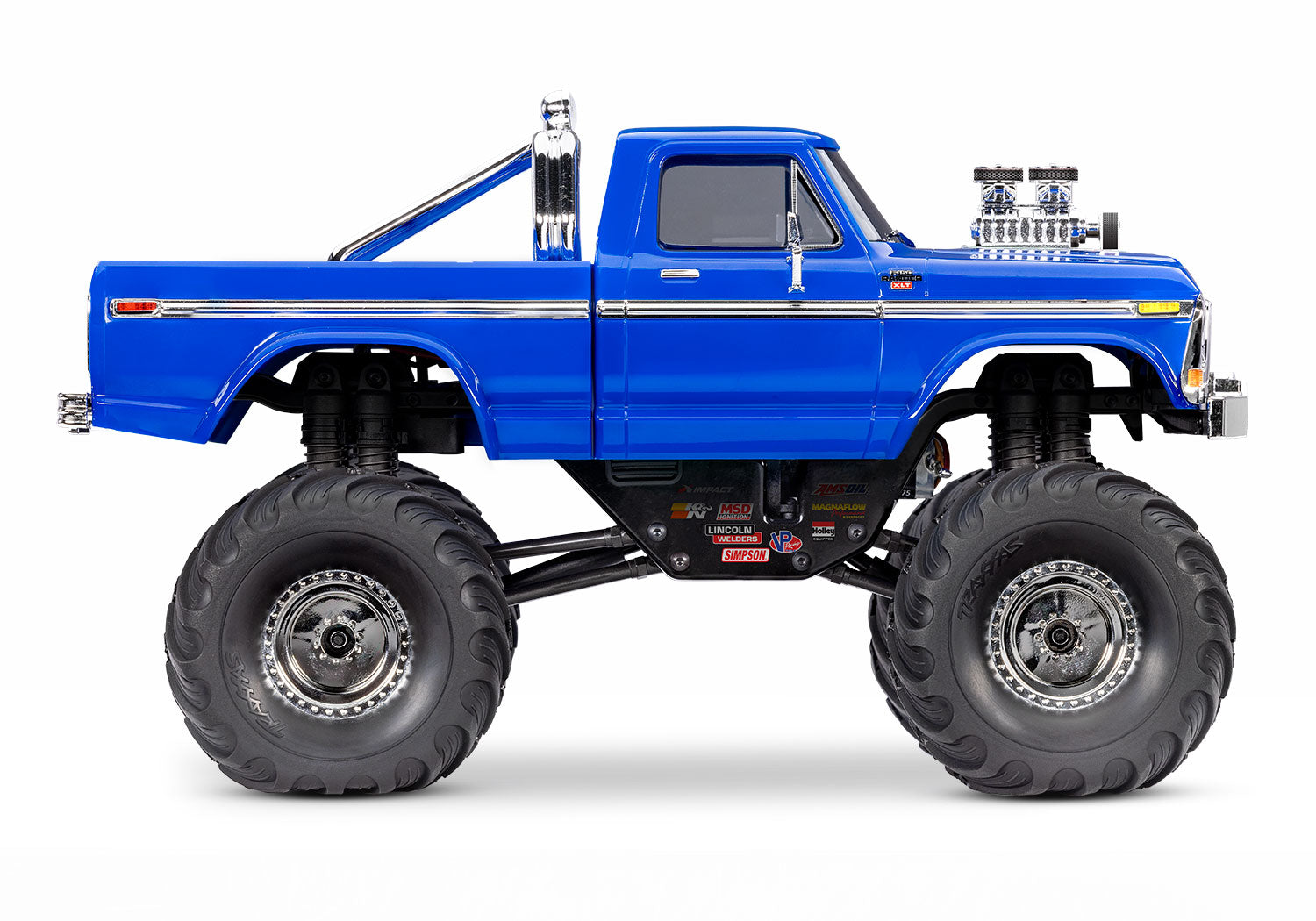 Traxxas - 1/18 Trx-4MT Ford F-150 K10 4X4 Monster Truck, Azul