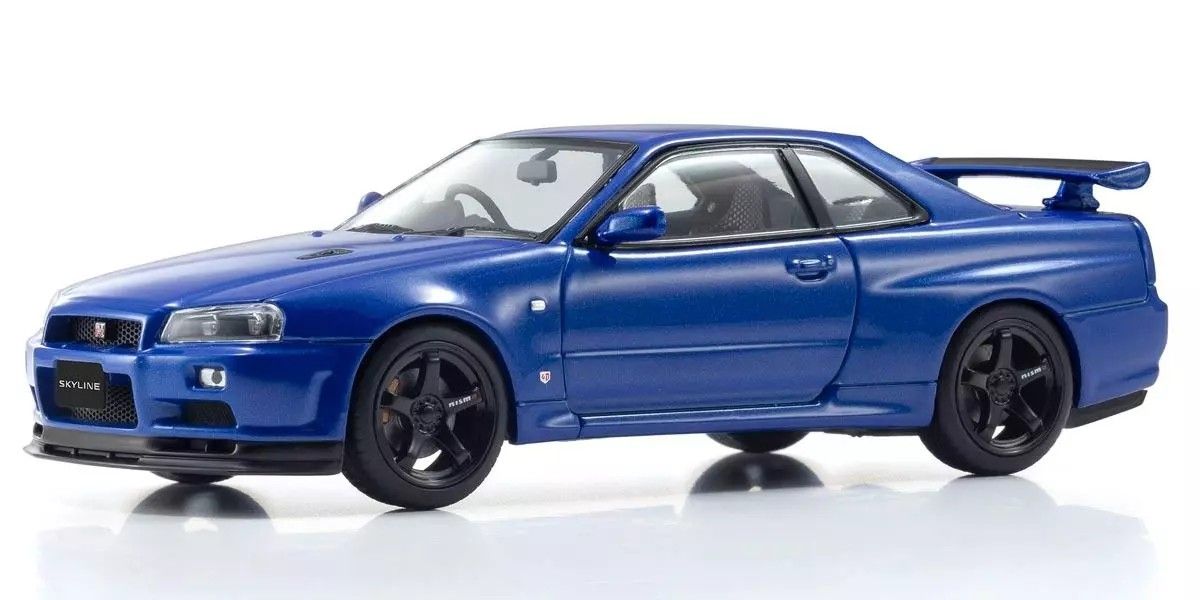 Kyosho - 1/43 NISSAN SKYLINE GT-R VSPEC2 (BLUE)