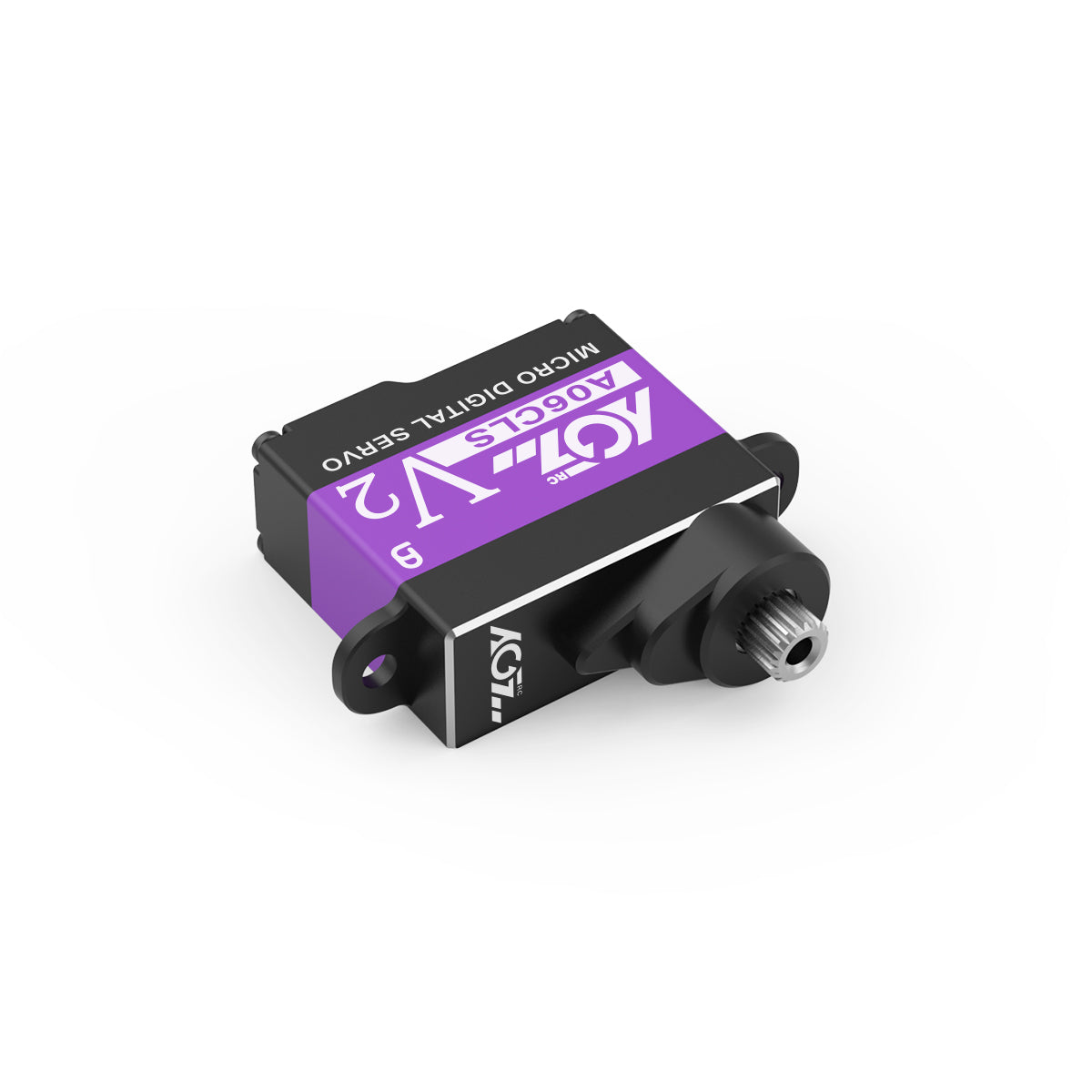 AGFRC - A06CLS V2 SERVO (20T Spline, JST 1.5 Plug) Purple