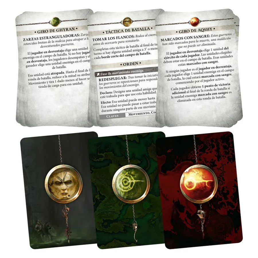 Games Workshop - Warhammer Age of Sigmar: Fire and Jade Gaming Pack 2024 (Español)