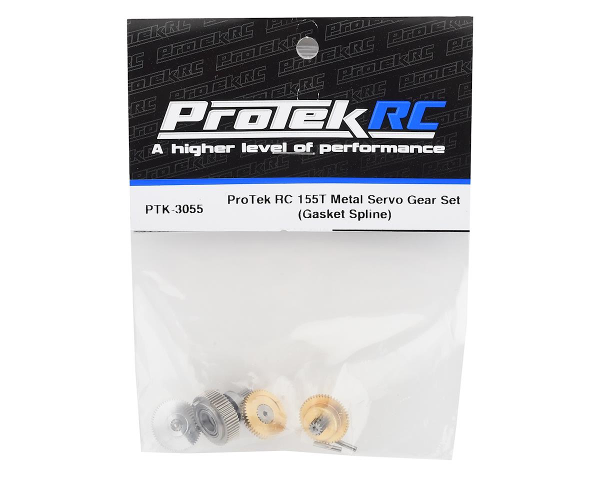 Protek RC - 155T Metal Servo Gear Set (Gasket Spline)