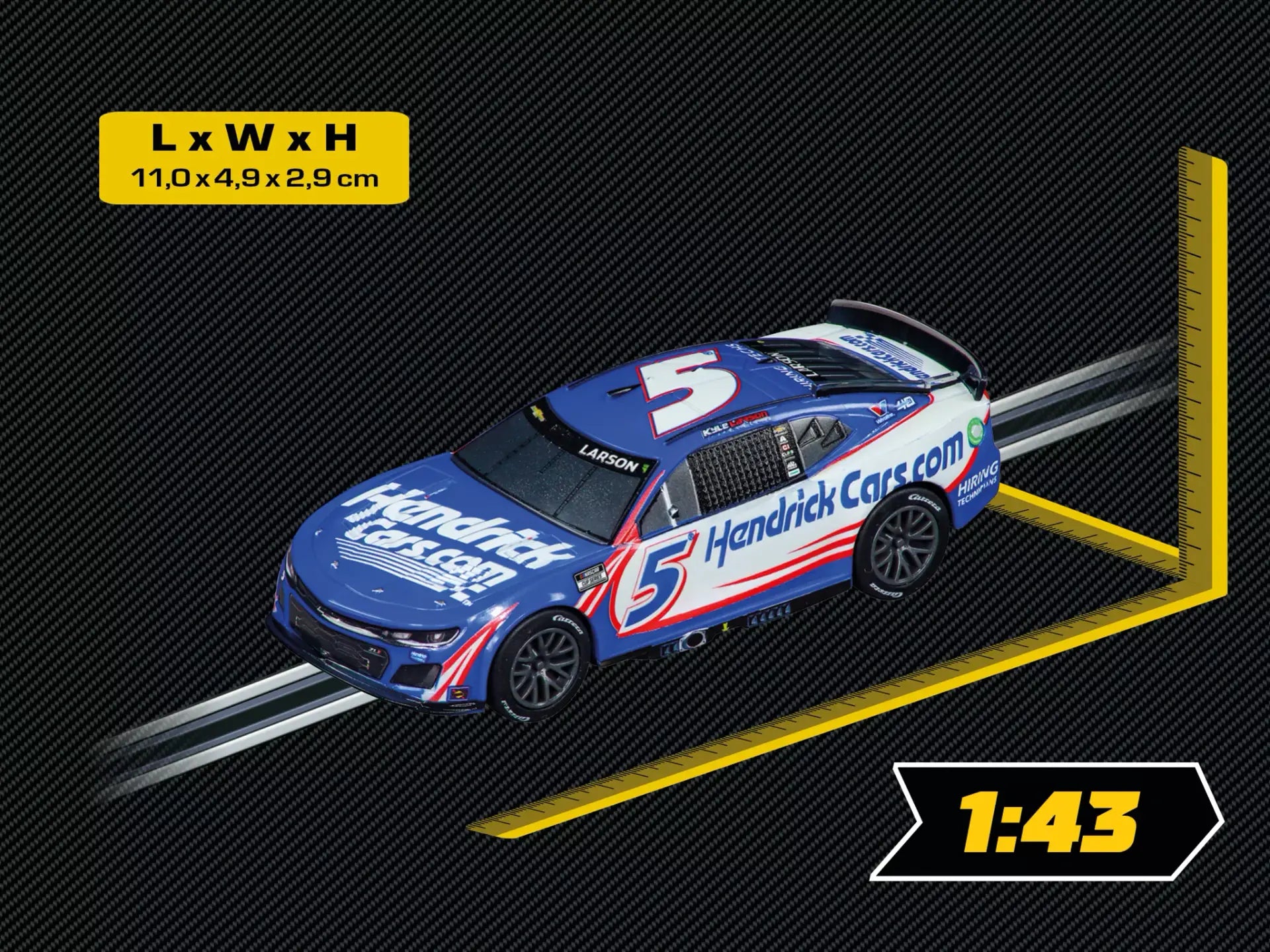 Carrera - "NASCAR Camaro NextGen ZL1 "Hendrick Motorsports, Kyle Larson, No.5" Escala 1/43