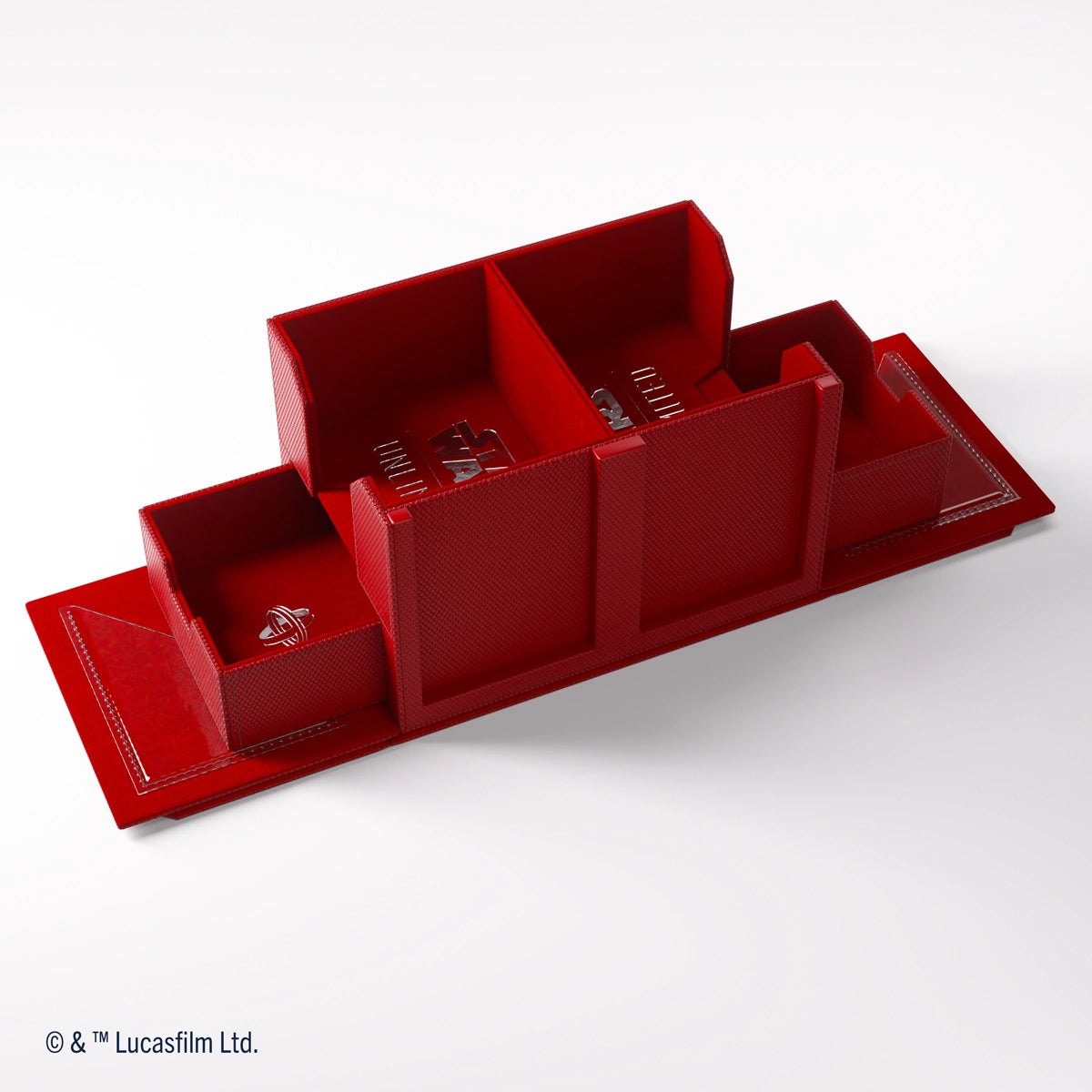 Gamegenic - Star Wars: Unlimited - Double Deck Pod - Estuche para tarjetas - Rojo
