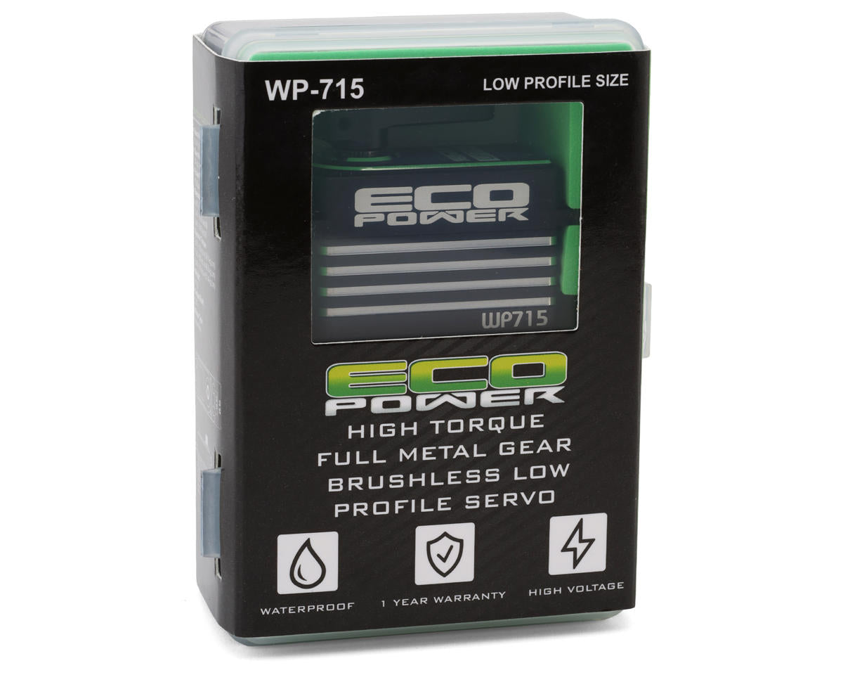 EcoPower - WP715 Low Profile High Torque Brushless Rock Crawling/Bashing Servo (HV) (Waterproof) (Metal Case)