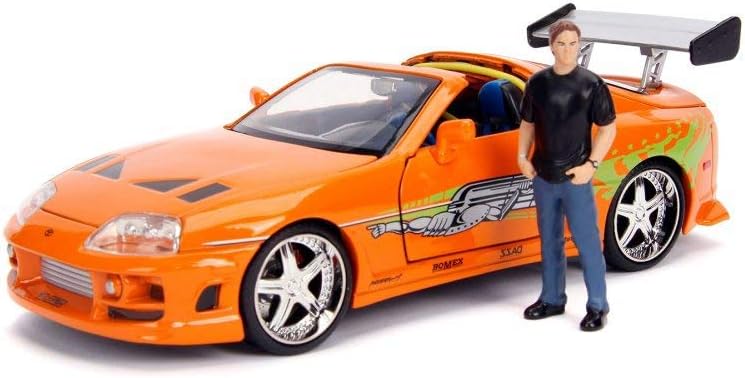 Jada Toys - Fast & Furious Brian's Toyota Supra, escala 1:24