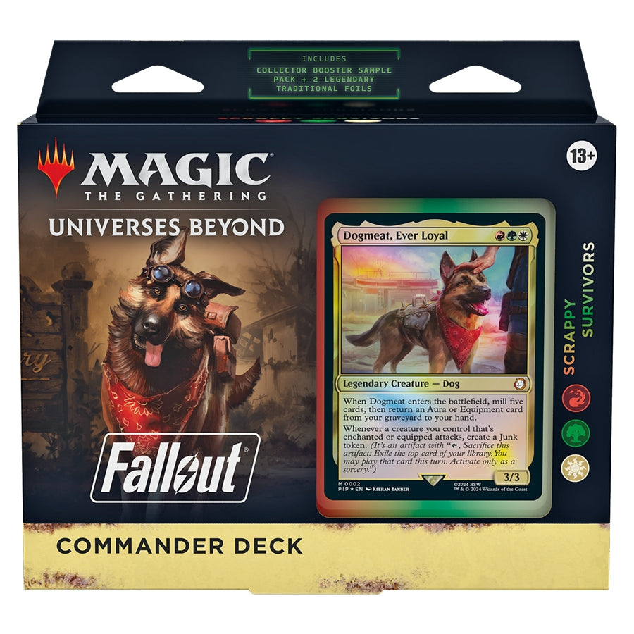 Magic MTG - Fallout - Commander Deck: Scrappy Survivors (Inglés) - Mag