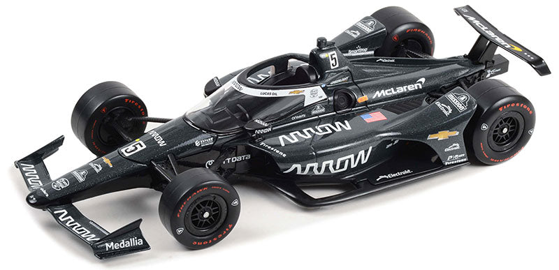 Greenlight - McLaren - Team Arrow McLaren 60 Aniversario #5 INTT IndyCar Series 2023 Pato O'Ward, escala 1:18